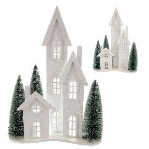MDF LED WHITE GREEN VILLAGE
