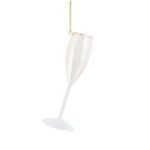 GLASS CHAMPAGNE GLASS DEC