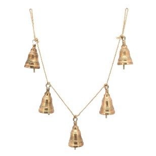 ROPE METAL COPPER 5 BELL GARLAND