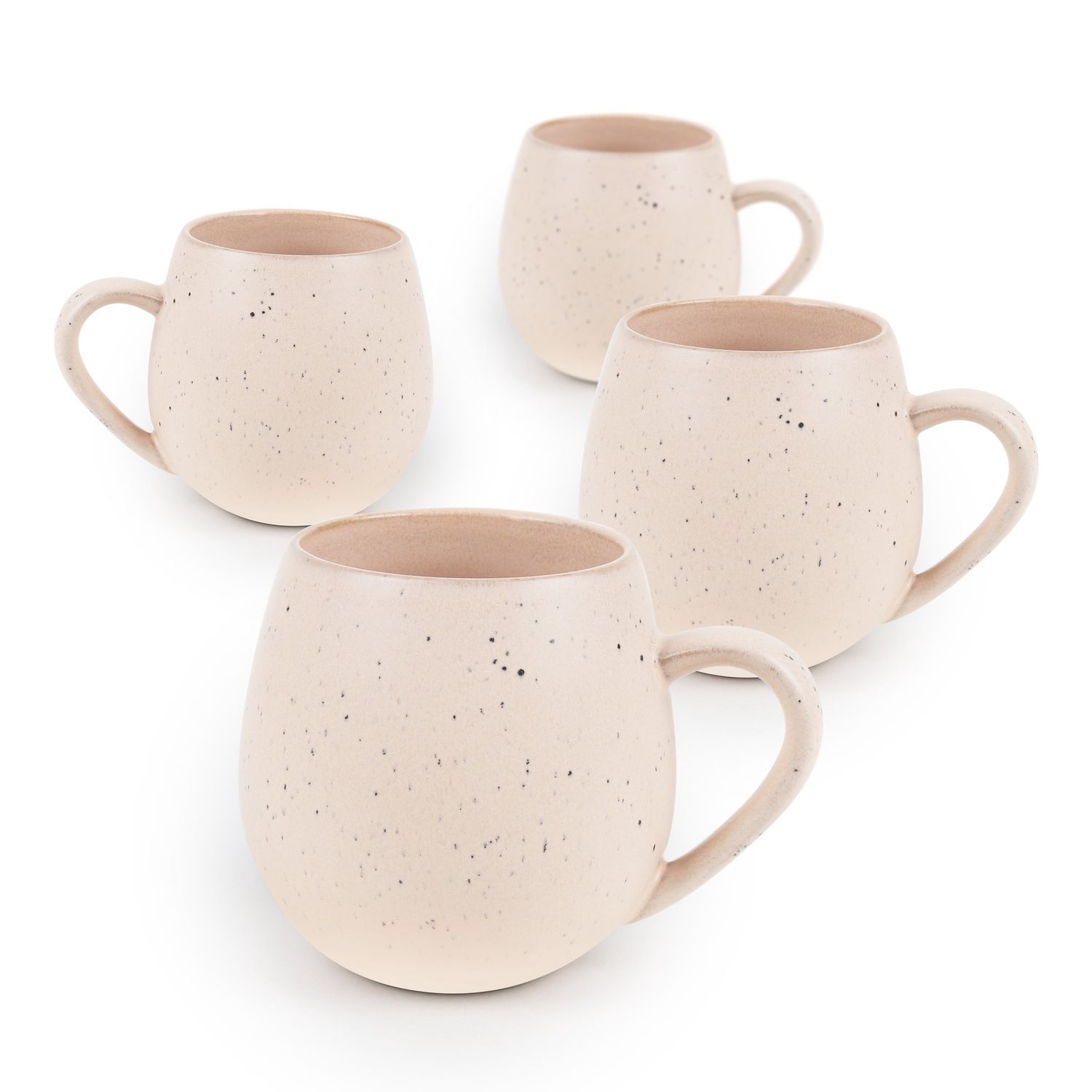 MUG 4PK - SPECKLED PINK HUG ME
