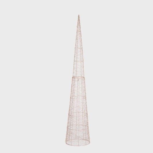 180 CM LED ILLUMINATED CONE TREE