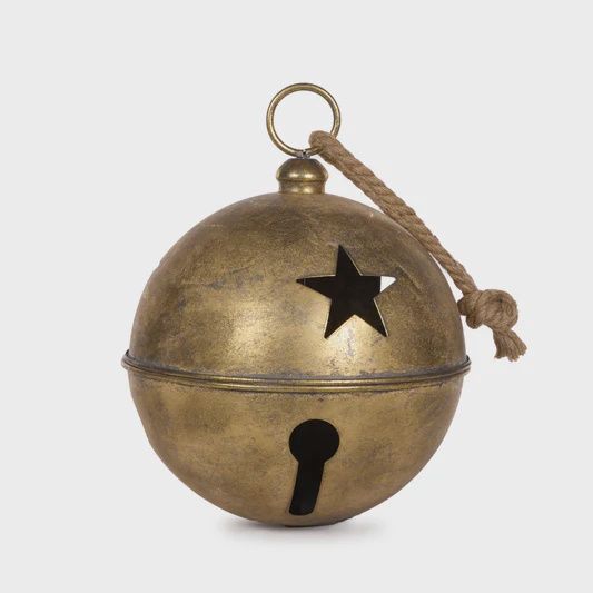 30 Cm Antique Gold Bell