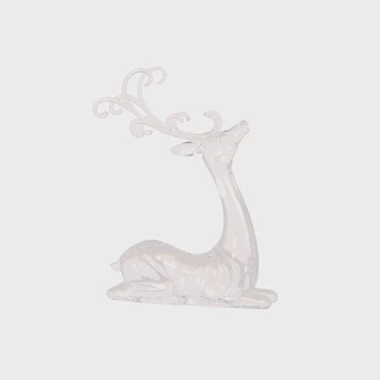 39 CM ELABORATE GLISTENING NESTLED REINDEER