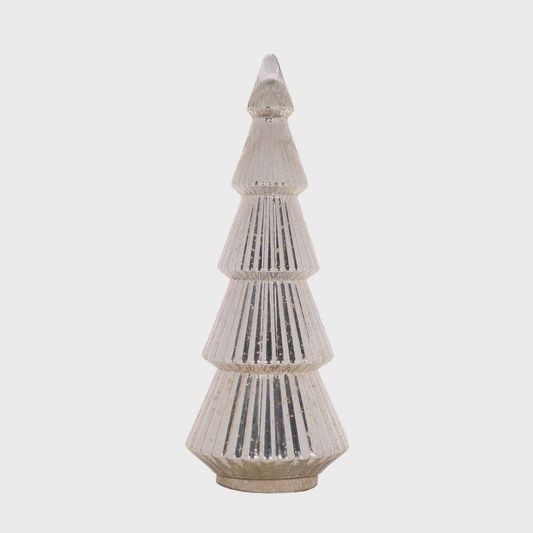 76 CM SILVER LAYERED MERCURY TREE
