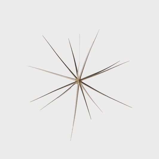 LARGE METALLIC GOLD STARBURST ORNAMENT