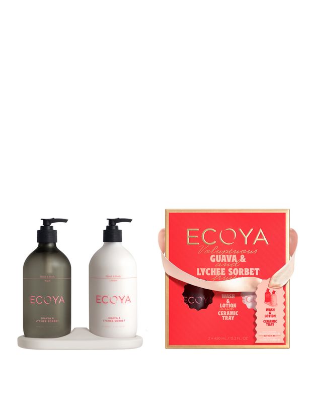Guava &amp; Lychee Sorbet Bathroom Gift Set Holiday Collection