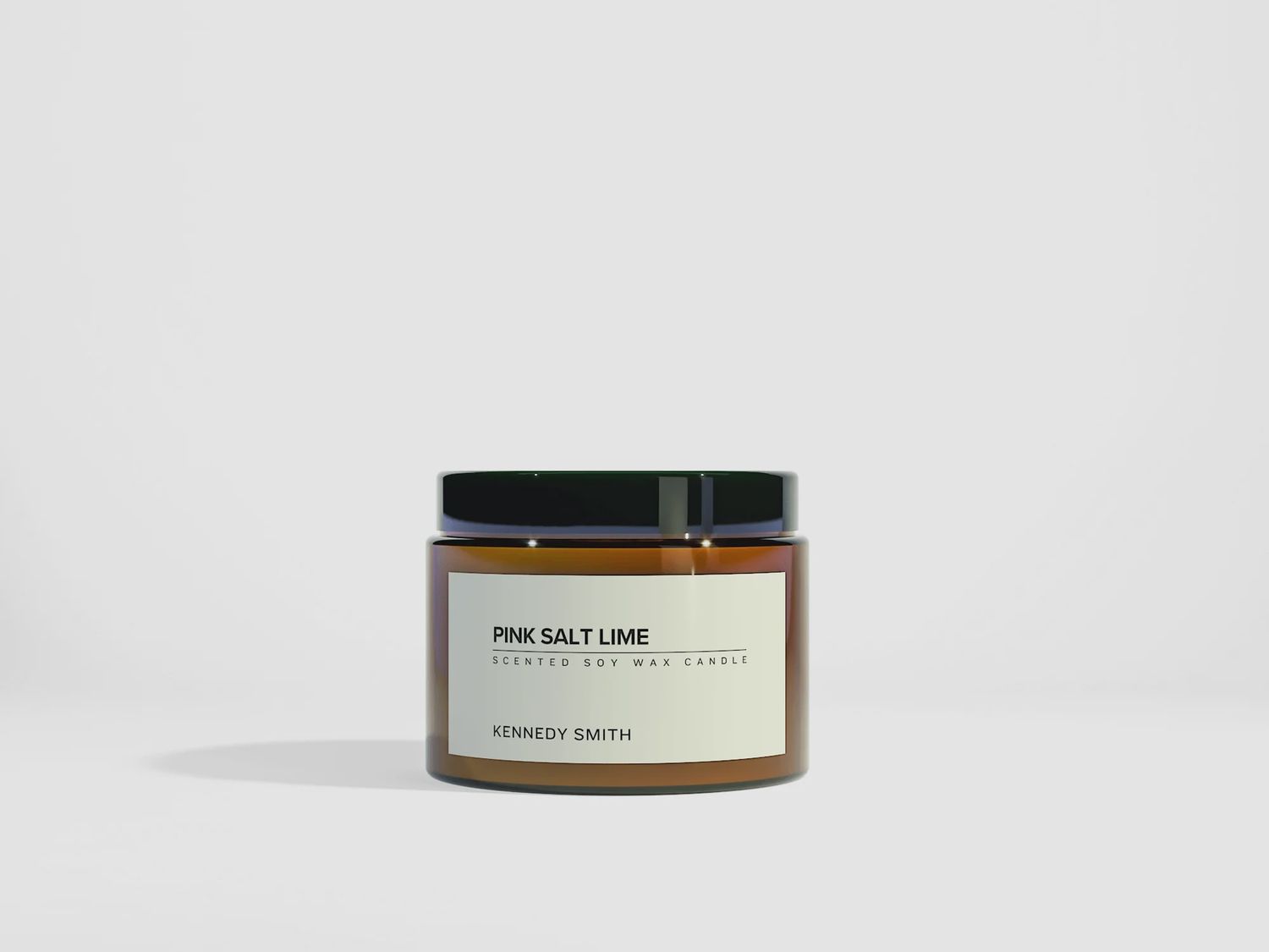 Pink Salt &amp; Lime Large Candle