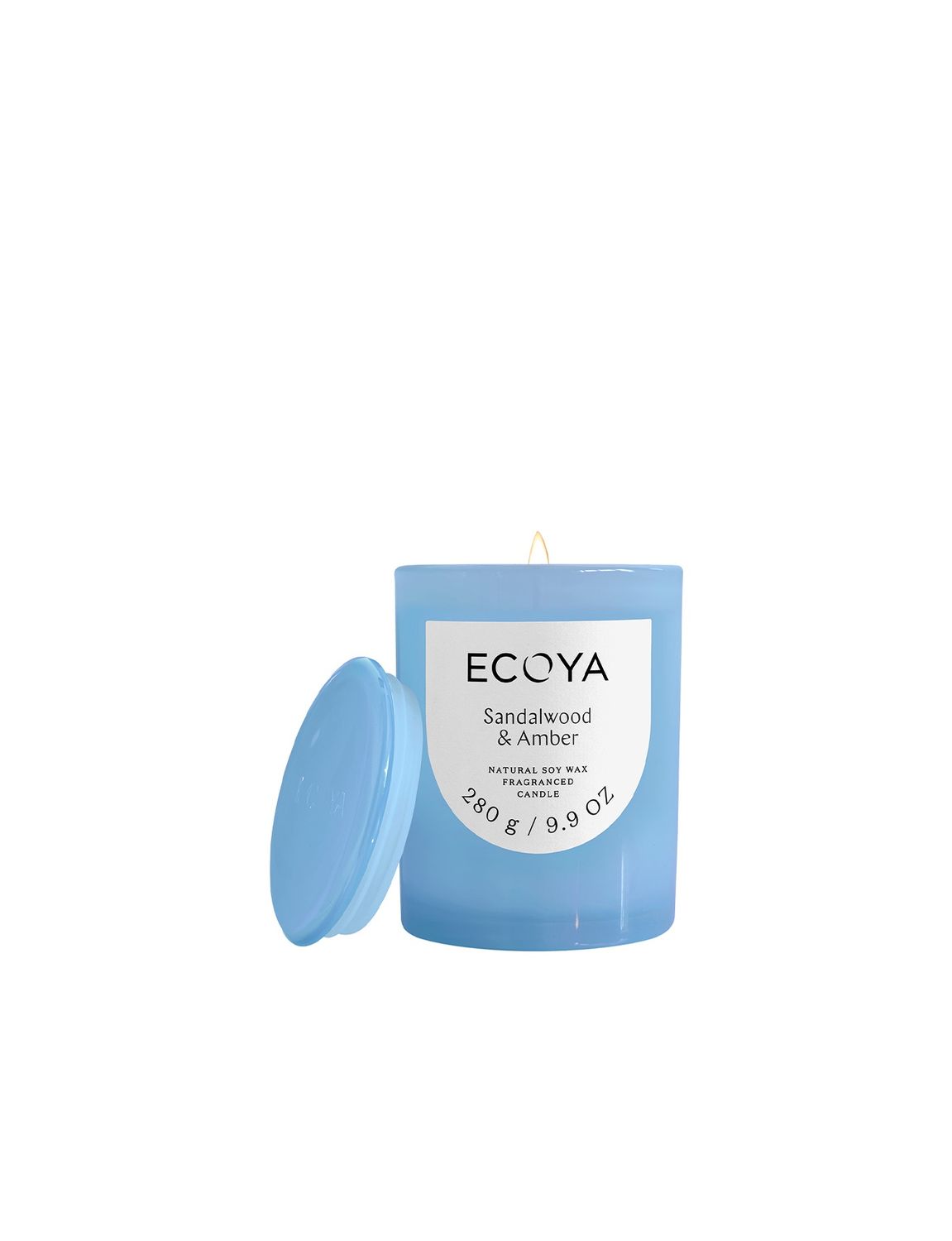 Sandalwood &amp; Amber Metro Candle