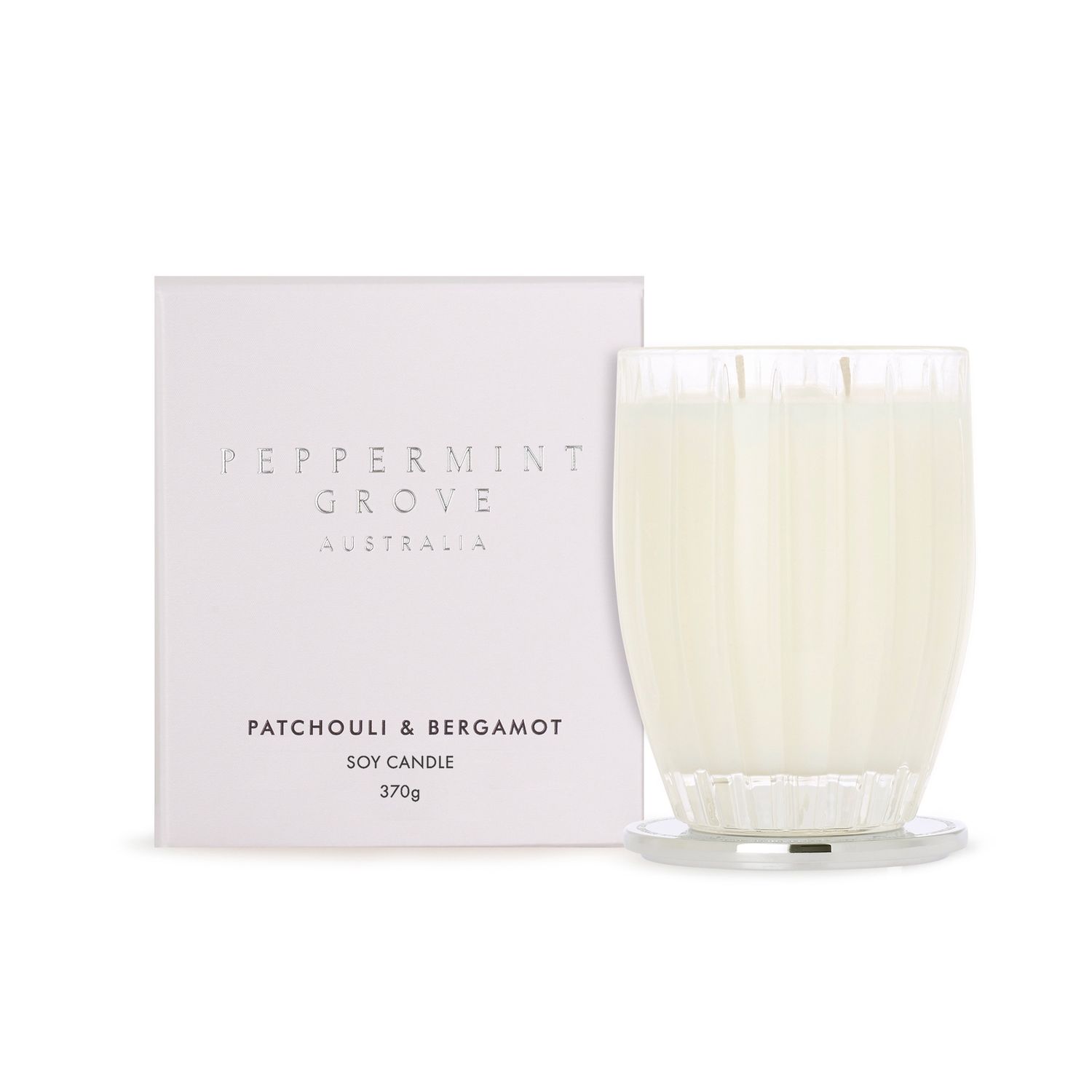 PGA Candle 370g - Patchouli &amp; Bergamot