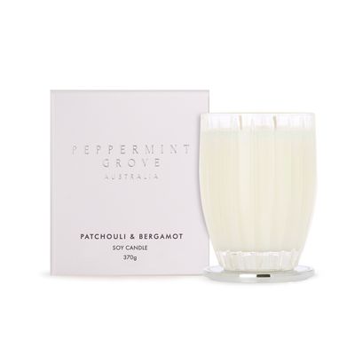 PGA Candle 370g - Patchouli &amp; Bergamot