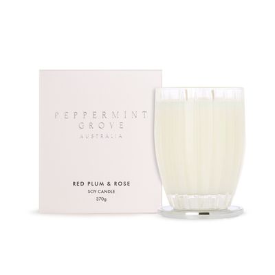 PGA Candle 370g - Red Plum &amp; Rose