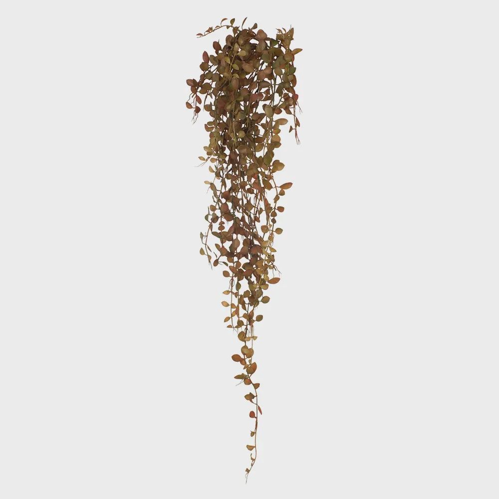 FERN BUTTON HANGING BUSH RUST 94CM