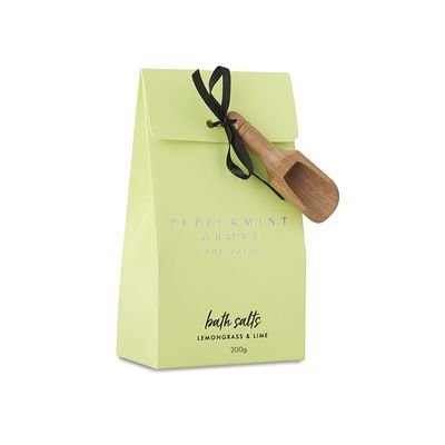 PGA Bath Salts 200g - Lemongrass &amp; Lime