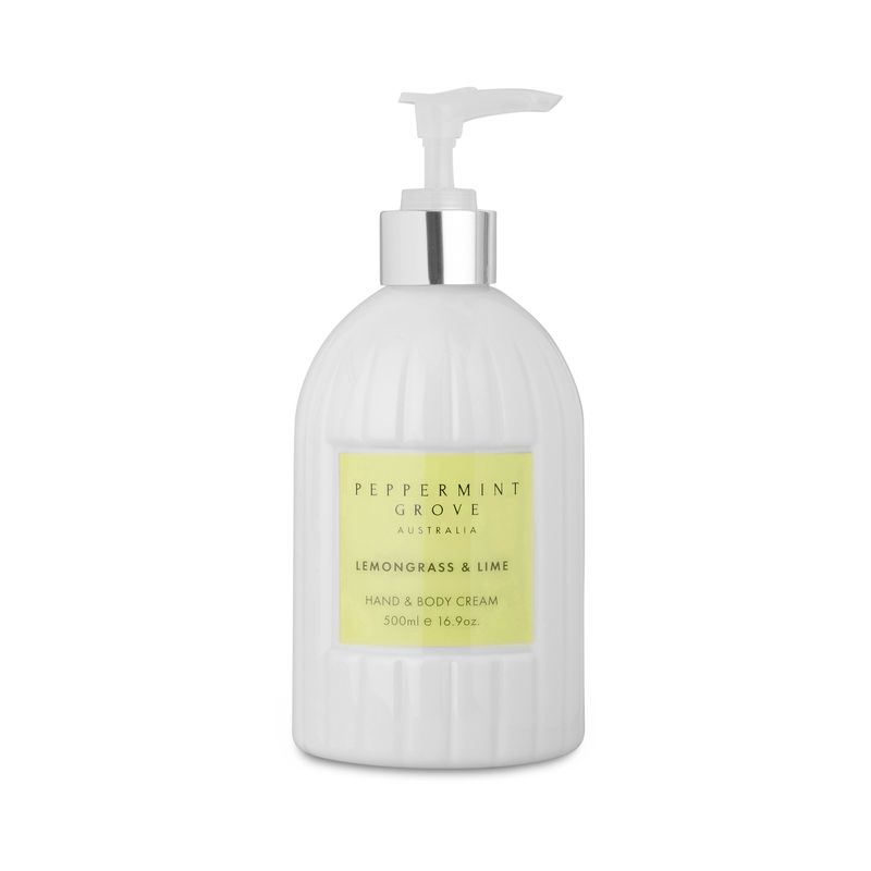 PGA Hand &amp; Body Cream 500ml - Lemongrass &amp; Lime