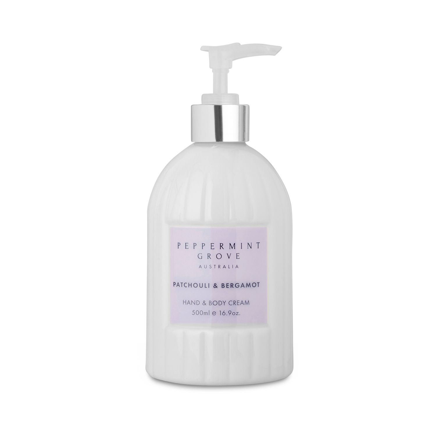 PGA Hand &amp; Body Cream 500ml - Patchouli &amp; Bergamot