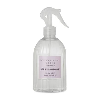 PGA Room Spray 500ml - Patchouli &amp; Bergamot