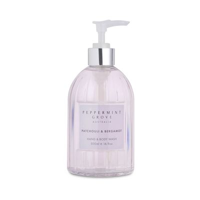 PGA Hand &amp; Body Wash 500ml - Patchouli &amp; Bergamot