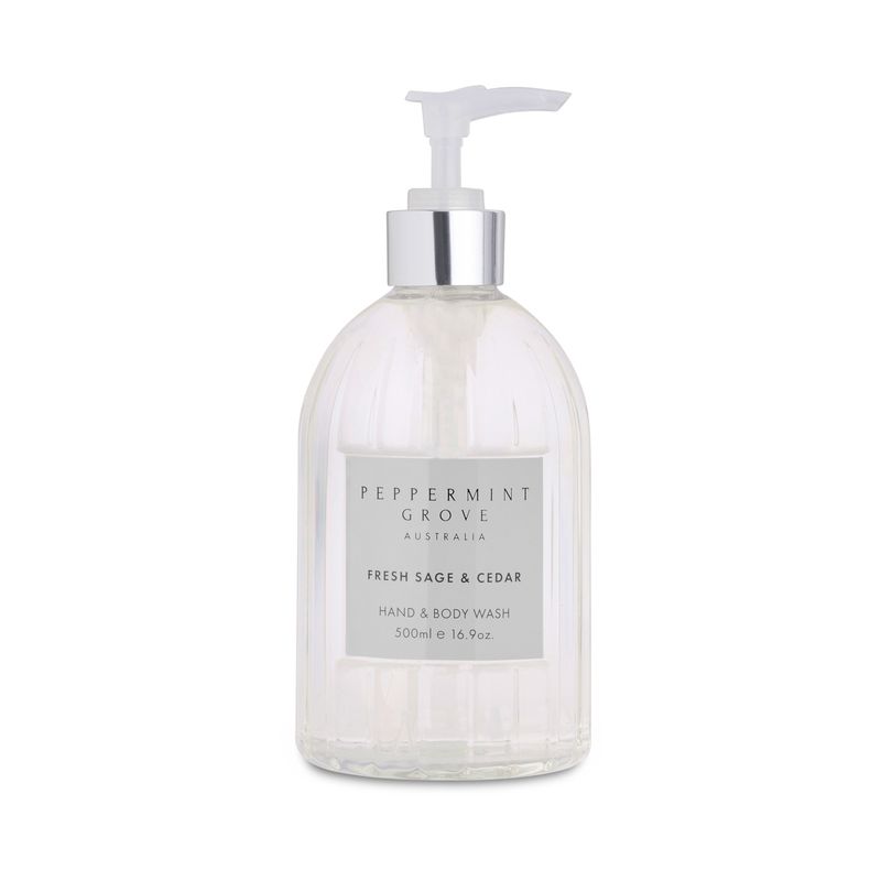 PGA Hand &amp; Body Wash 500ml - Fresh Sage &amp; Cedar