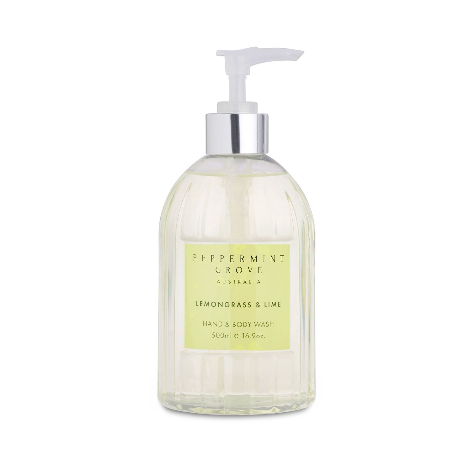 PGA Hand &amp; Body Wash 500ml - Lemongrass &amp; Lime