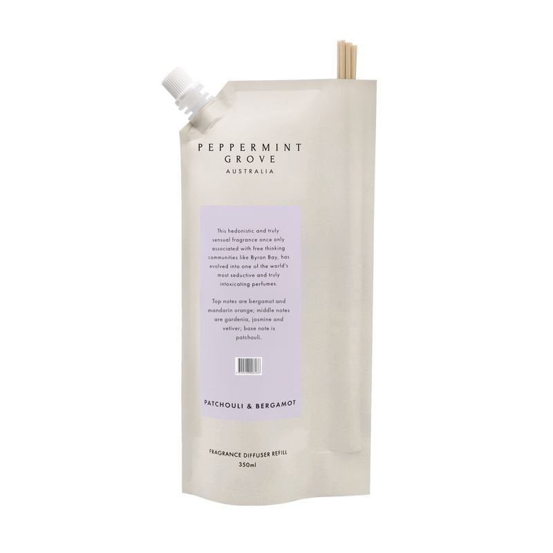 PGA DIFFUSER REFILL 500ML - PATCHOULI &amp; BERGAMOT