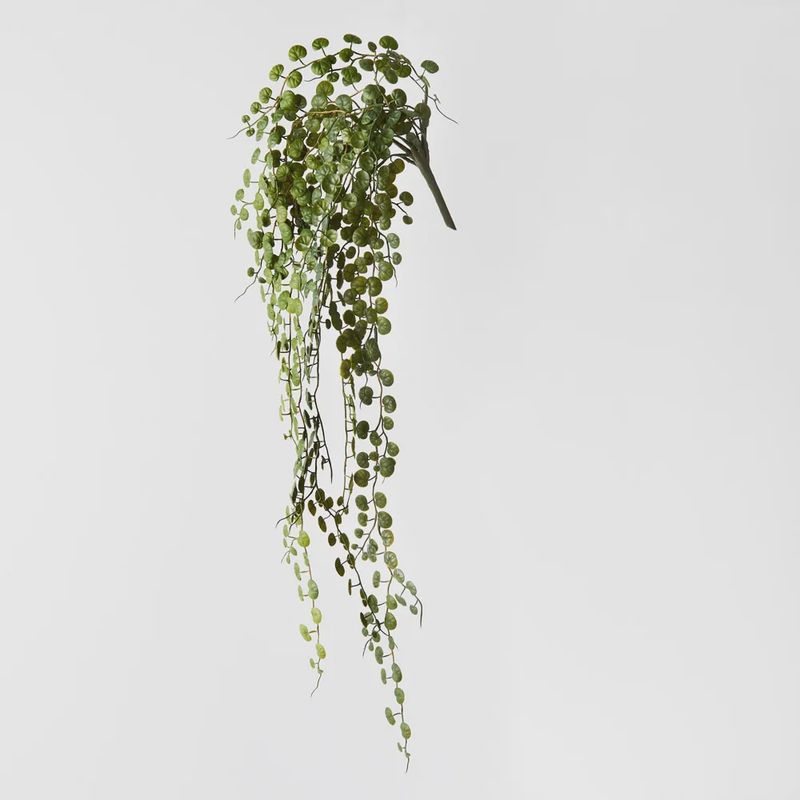 Fern Button Hanging Bush green 86cm