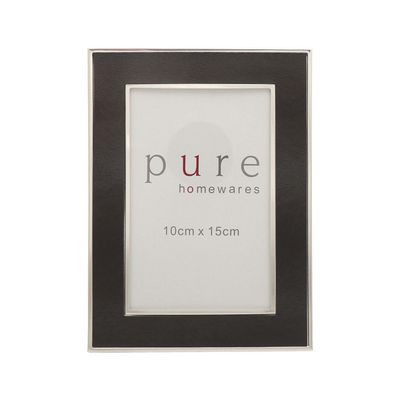 BLAMEY CHARCOAL SILVER FRAME 15 X 10 SML