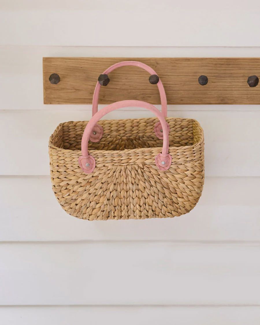 BASKET - ROSIE SUEDE HANDLE HARVEST - Large