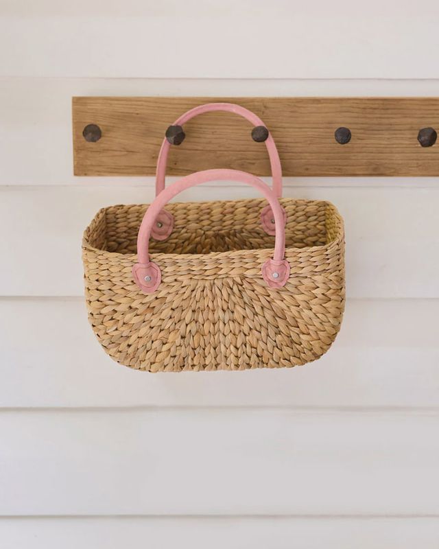 BASKET - ROSIE SUEDE HANDLE HARVEST - Large