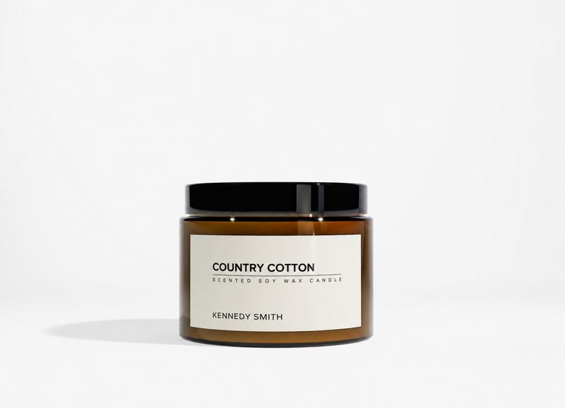 Country Cotton Large Candle
