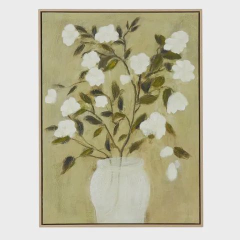 April Ash Frame Oil Painting 60x80cm