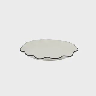 Winslow Ceramic Plate 19x2cm Ivory/Black