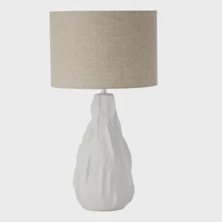 Etna Cer Table Lamp 36x66.5cm White/Nat