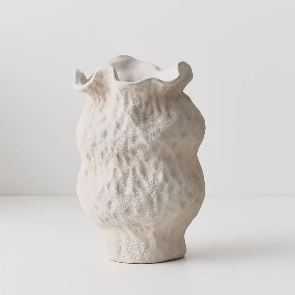 Vase Lexi White 32cmh x 20cmd