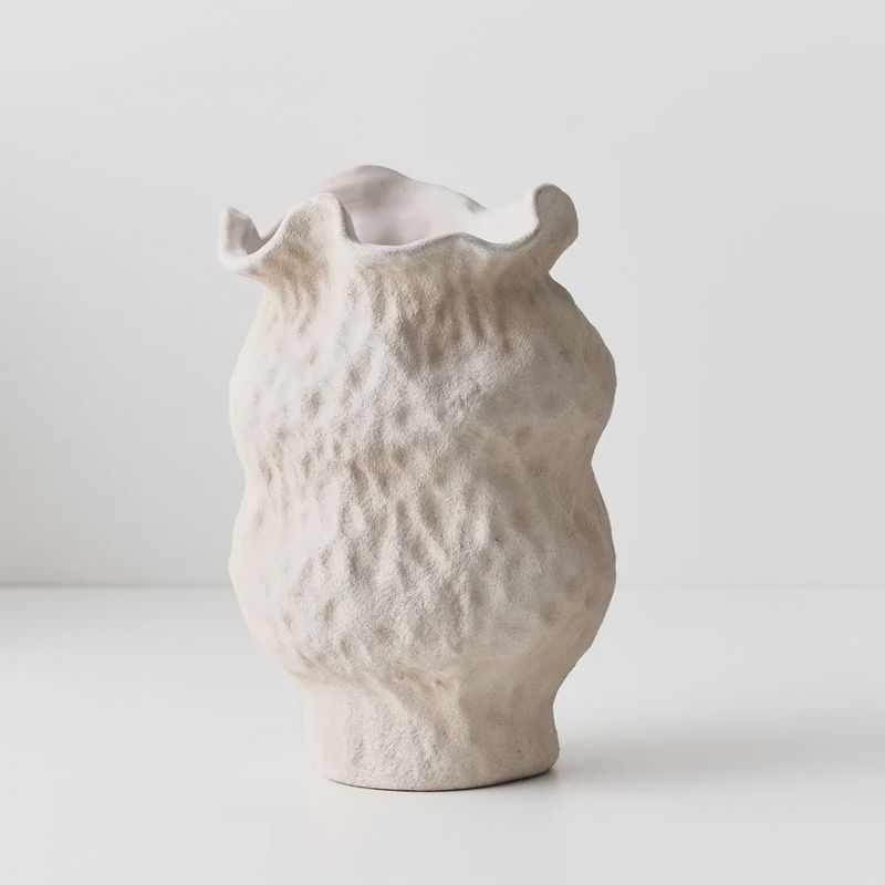 Vase Lexi White 32cmh x 20cmd