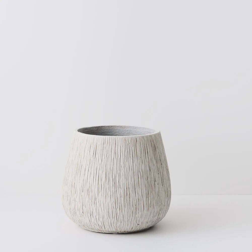 Pot Elias Ivory 36cmh x 42cmd