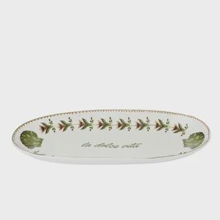 Dolce Vita Ceramic Platter 19x40cm