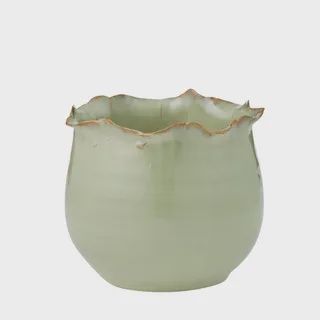 Astrid Ceramic Pot 17x13.5cm Pistachio*