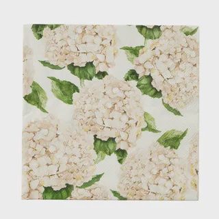 Hydrangea 20pk 3 Ply 33cm Napkin Ivory