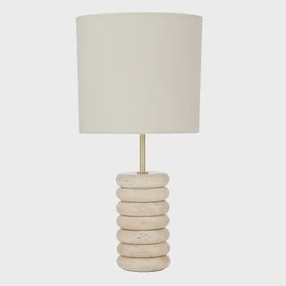 Firenze Travertine Lamp 28x56cm Natural