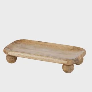Vance Wood Rect Footed Board 19x36x6.5cm