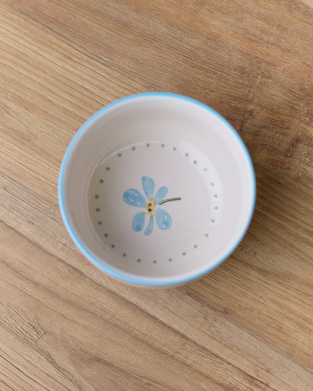 CONDIMENT BOWL 11.5cm x 6.5cm - JUNE'S GARDEN FORGET ME NOT