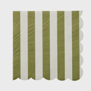 Carnival 20pk 3 Ply 33cm Napkin Olive