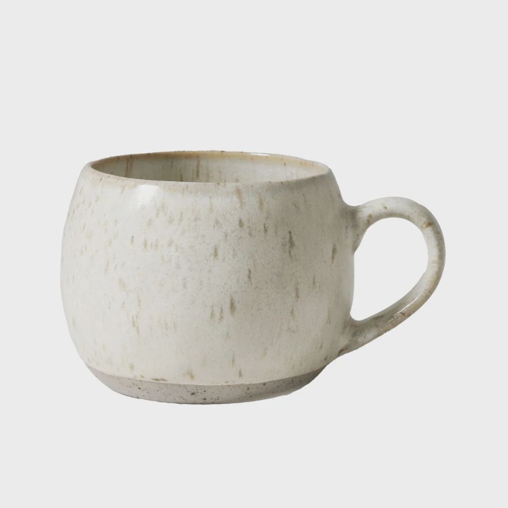 MUGS SET OF 4 - WHITE OPAL MINERAL MUGS