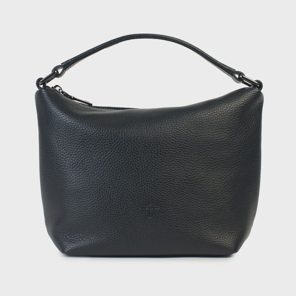 Addison Crossbody Pebbled Black