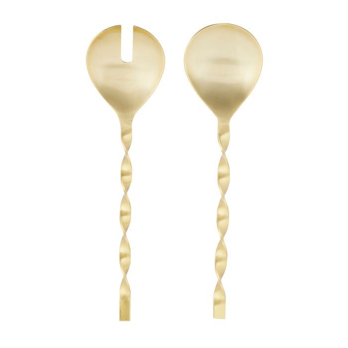 Twist S/2 S/Steel Salad Servers 27.5cm