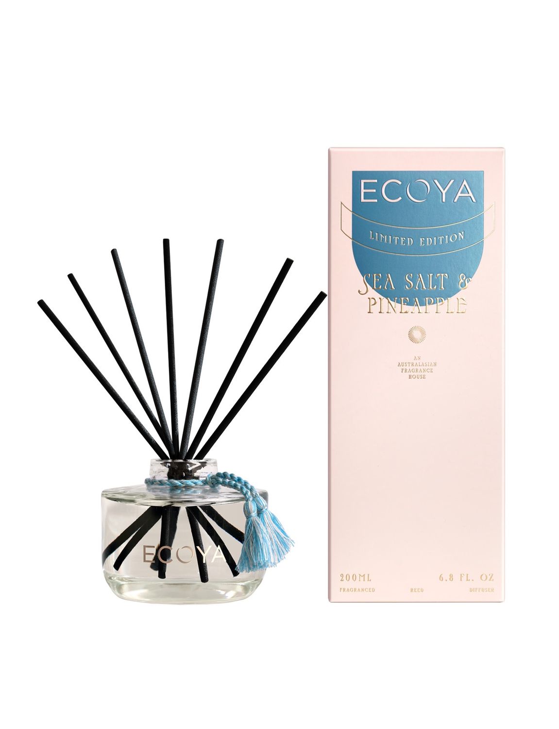 High Summer 2026 - 200ml Reed Diffuser - Sea Salt &amp; Pineapple