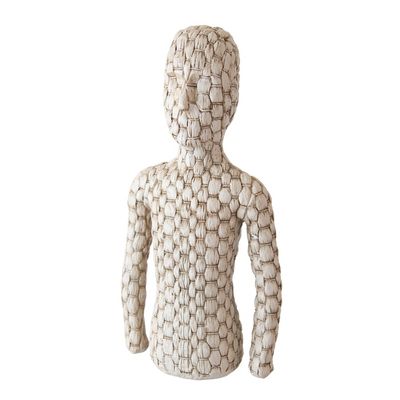 Horrace Resin Taupe Woven Man Large