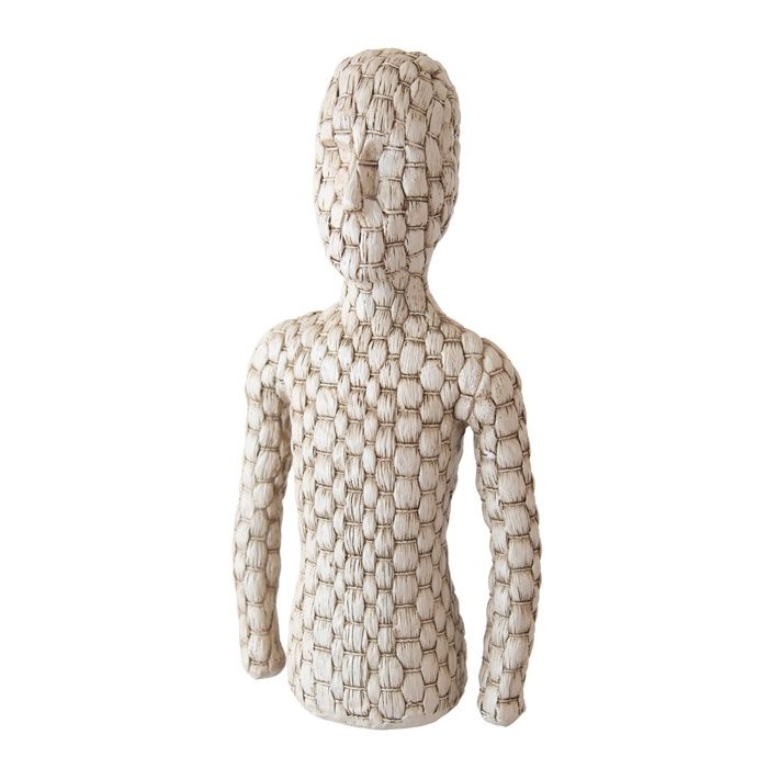 Horrace Resin Taupe Woven Man Large