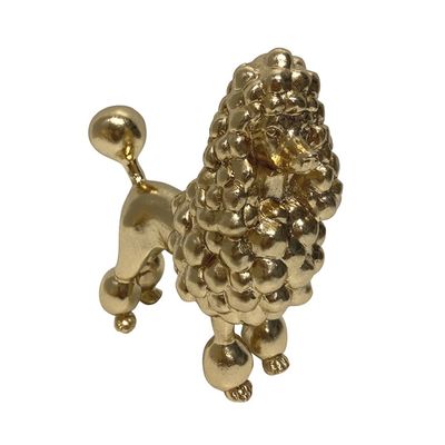 Fifi Resin Poodle Gold Small