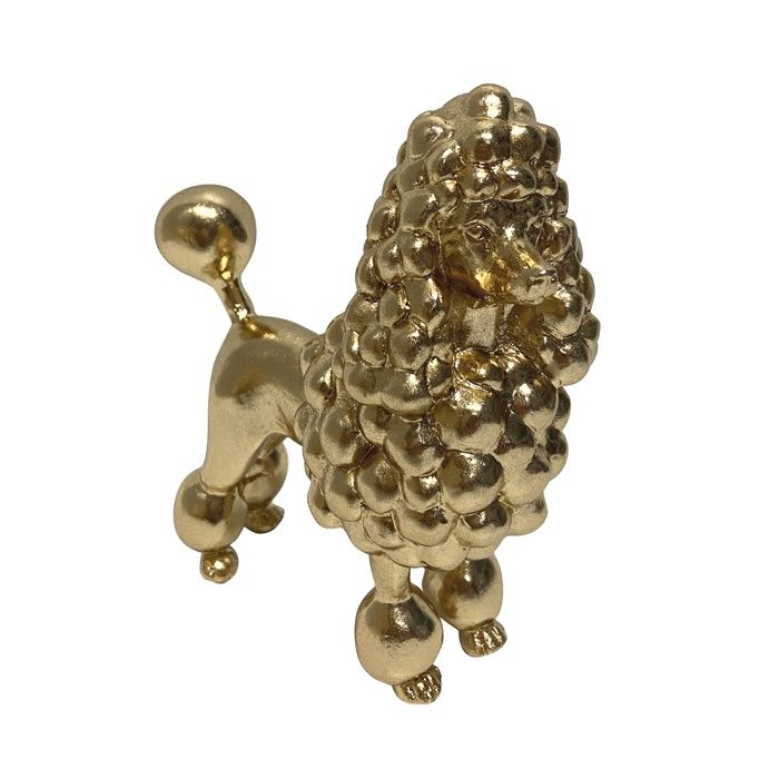 Fifi Resin Poodle Gold Small
